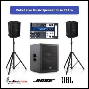 Paket Live Music Speaker Bose S1 Pro + / S1 Pro Plus - Paket A